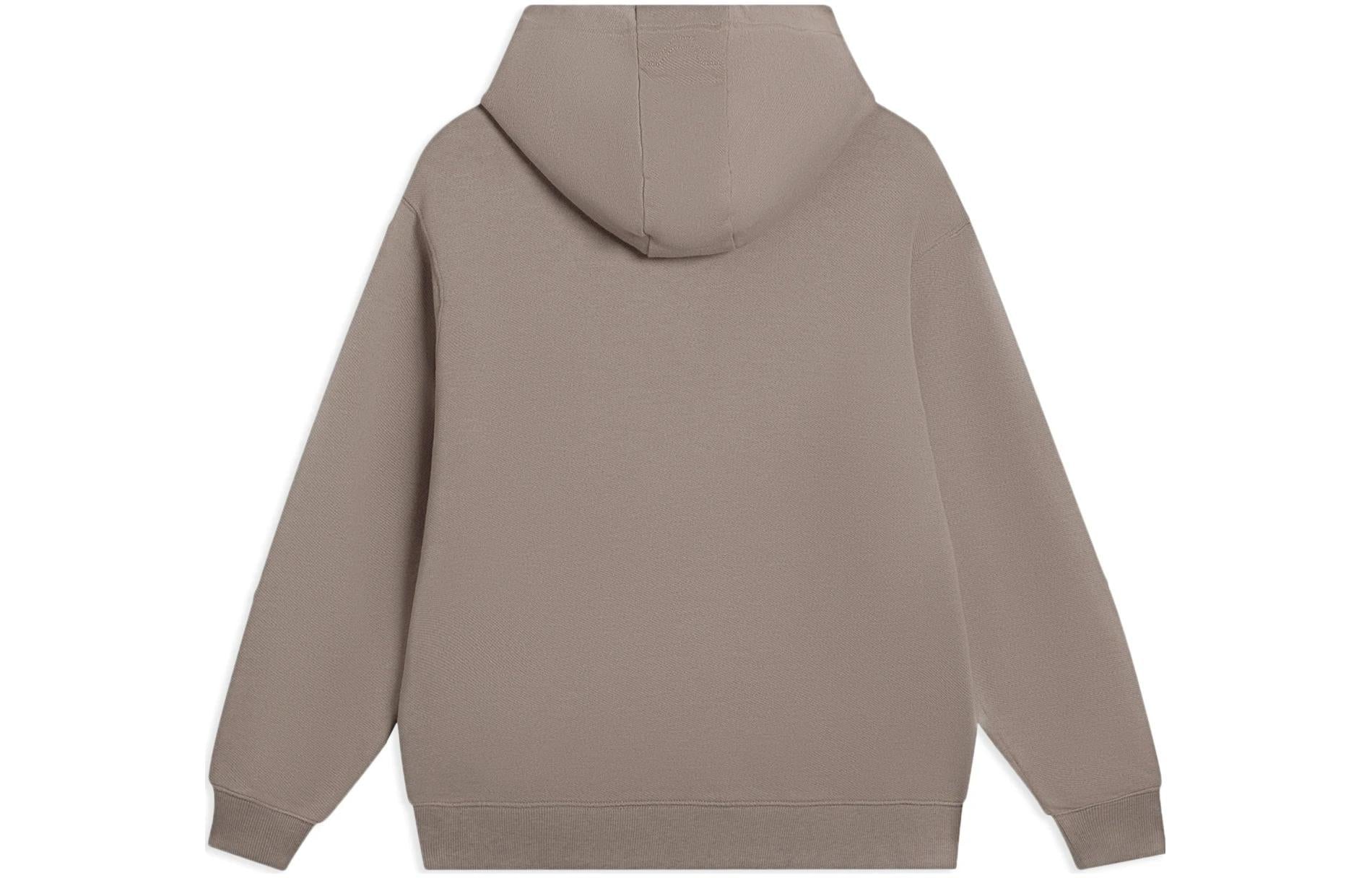 Li-Ning Embroidered Logo Hoodie 'Brown' AWDSC97-5