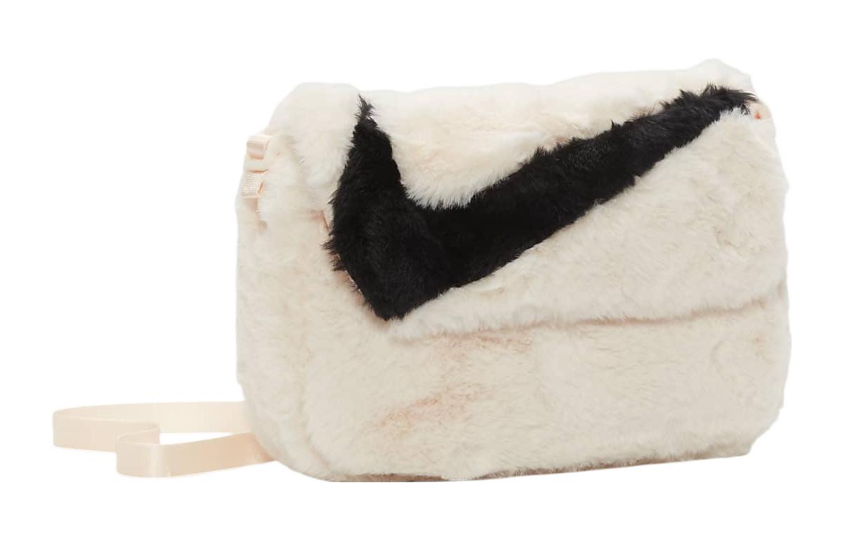 Nike Sportswear Futura 365 Faux Fur Crossbody Bag 1L 'Guava Ice Black' FB3048-838