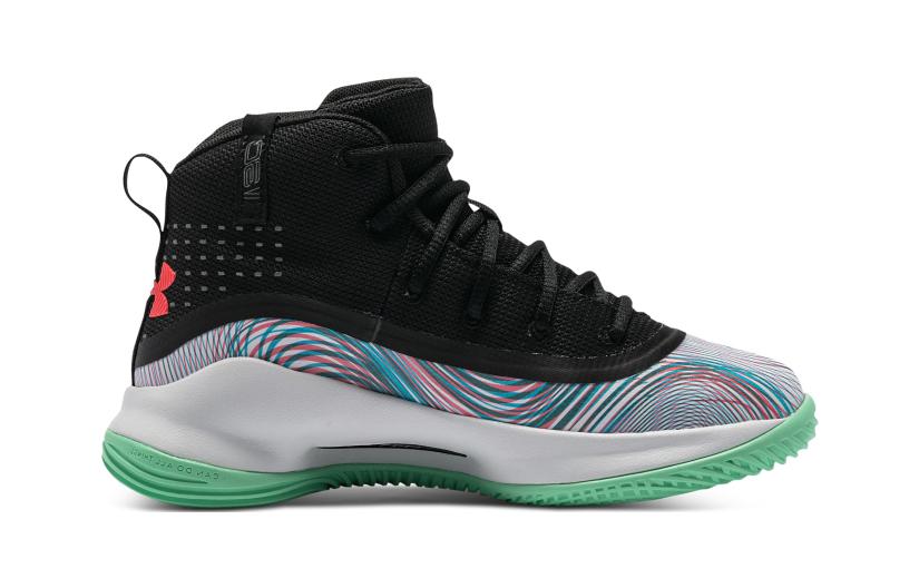 (PS) Under Armour Curry 4 'White Black' 1295996-008