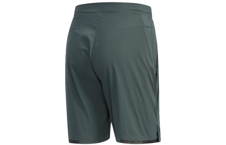 Men's adidas Zipper Pocket Small Logo Green Shorts DZ2220