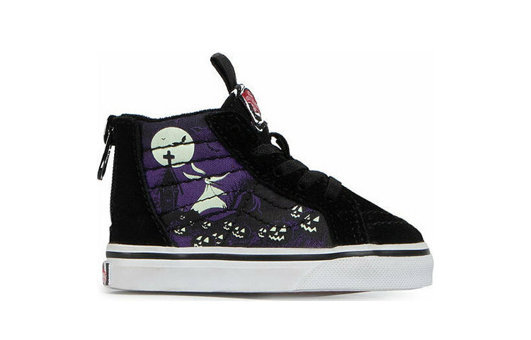 Vans The Nightmare Before Christmas x SK8-HI Zip Toddler 'Jacks Lament' VN0A4BV1T35