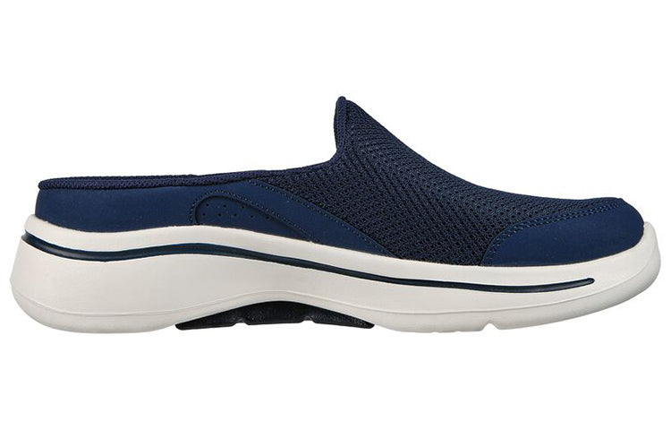 (WMNS) Skechers Go Walk Casual Navy Blue 124481-NVW