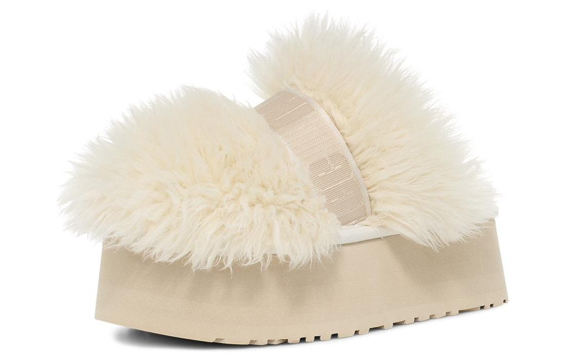 (WMNS) UGG Sustainable Fluff Momma Slide 'White' 1131974-WHT