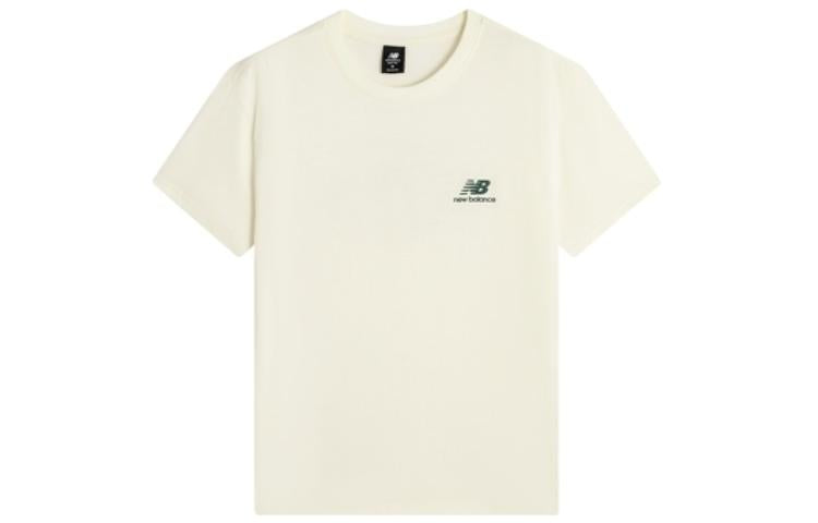 New Balance Logo Graphic T-Shirt Asia Sizing 'White Grey' AMT22397-IV