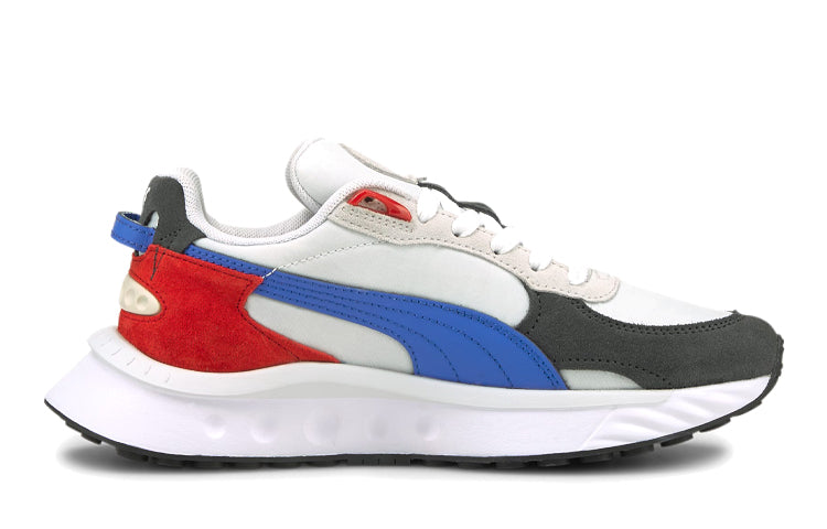 (GS) PUMA Wild Rider Rollin 'Ebony White' 382028-03