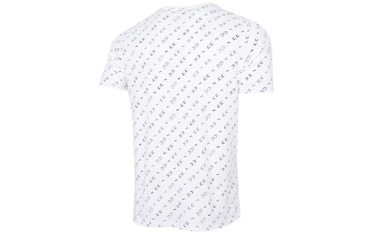 PUMA Elevated Printed T-Shirt 'White' 532663-02