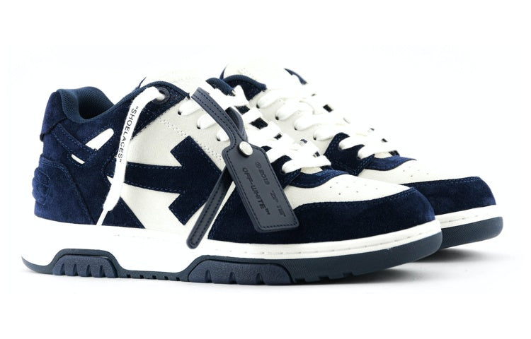 Off-White Out Of Office Low-Top Sneaker 'Navy White' OMIA189F22LEA0020142