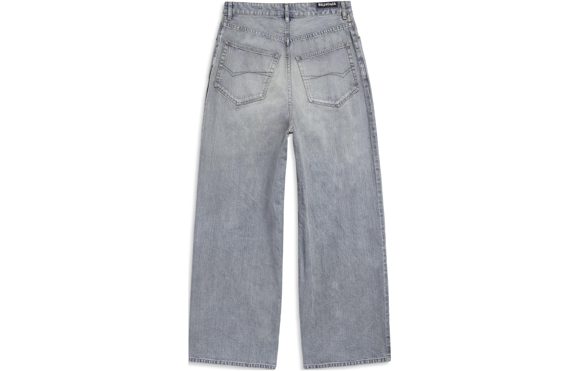 (WMNS) Balenciaga Baggy Pants 'Blue' 745213TPW534868