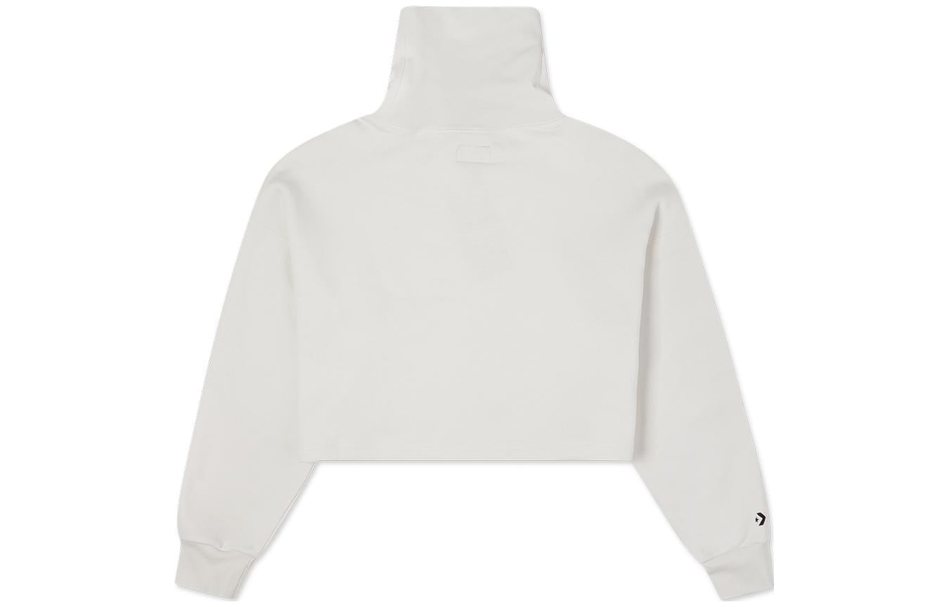 (WMNS) HIGH NECK MOCK Crew White CREAM 10022736-A03