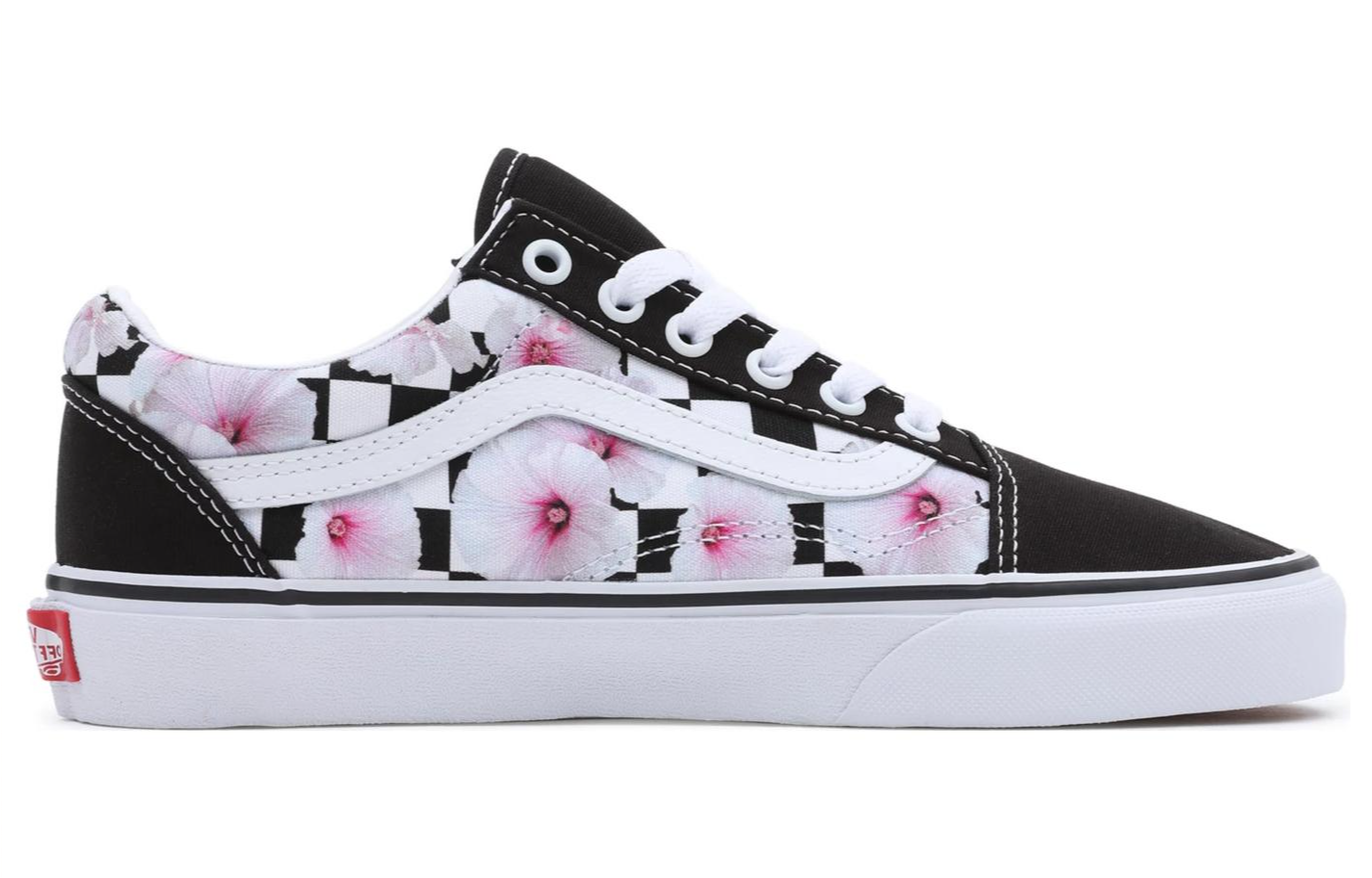 Vans Hibiscus Check Old Skool 'Black' VN0007NTBM8