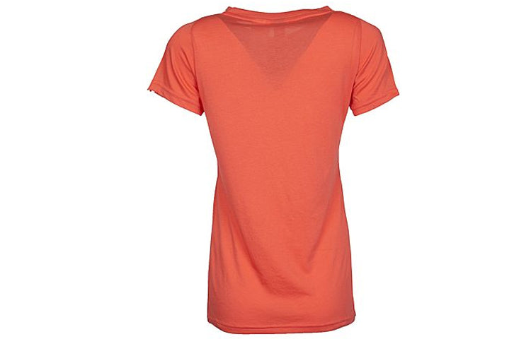 (WMNS) adidas White Stripe Short Sleeve Orange B45789