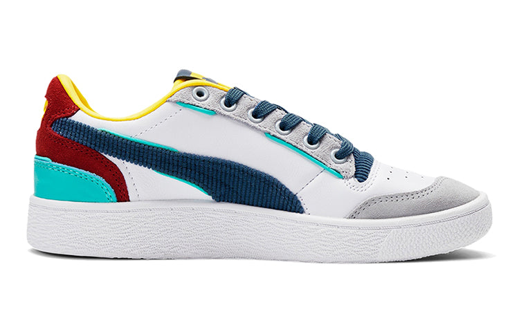 PUMA Ralph Sampson Lo Bubblegum Running Shoes Kids' White/Blue 375252-01