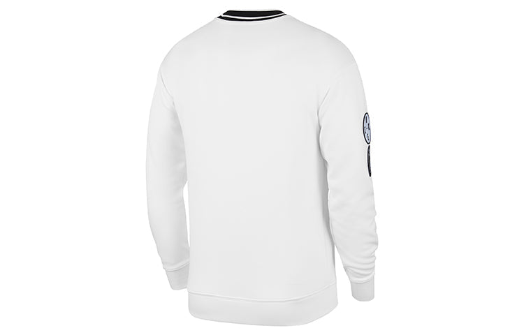 Nike Alphabet Printing Casual Sports Round Neck Pullover White CJ4963-100