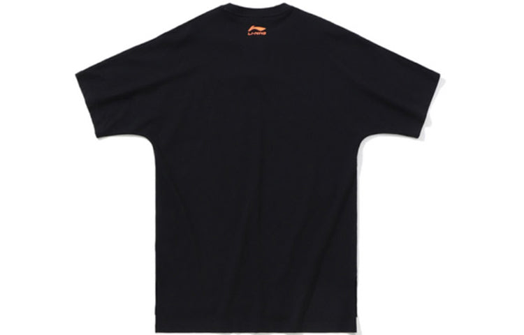 Li-Ning New York Fashion Week Series Loose Short Sleeve Couple Style Black AHSP707-2