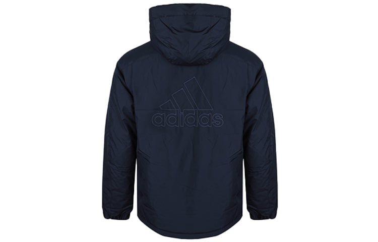 adidas Stay Warm Windproof Athleisure Casual Sports Down Jacket Navy Blue GF0080