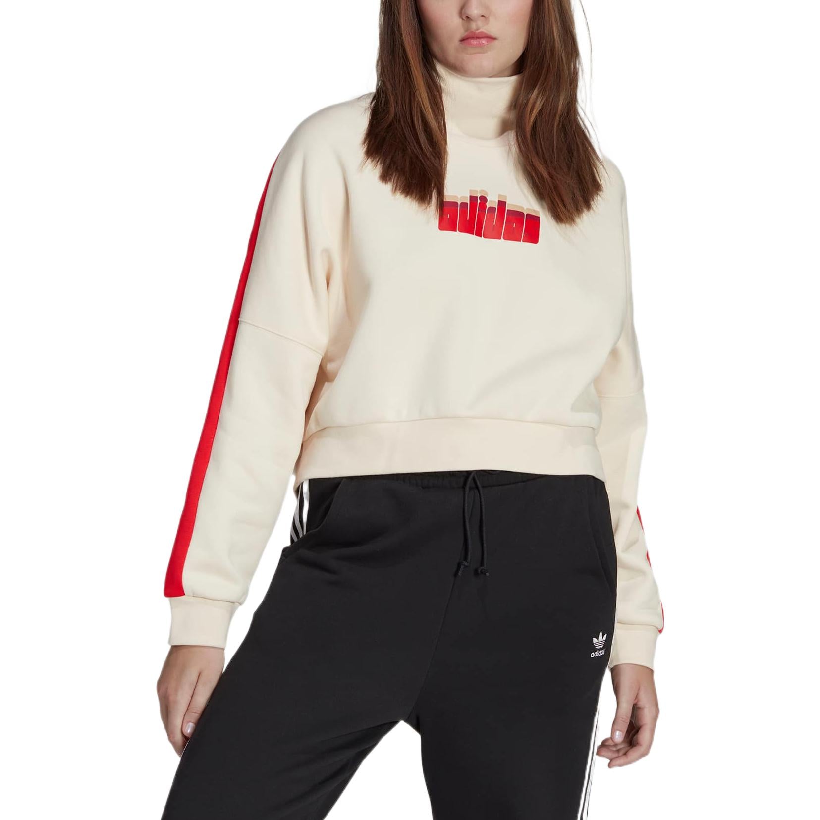 (WMNS) adidas Ski Chic Sweatshirts 'White' IA3932