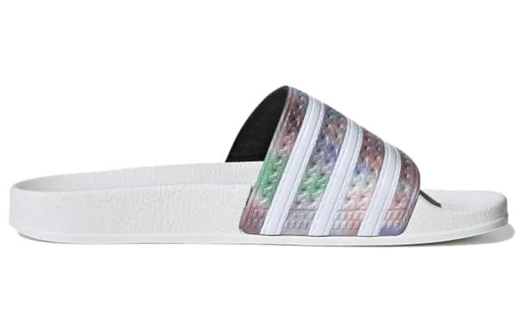 (WMNS) adidas originals Adilette 'White Purple' H00150