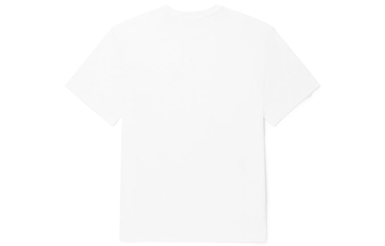 Vans Graffiti Alphabet Printing Sports Loose Short Sleeve Couple Style White VN0A5F3JFS8