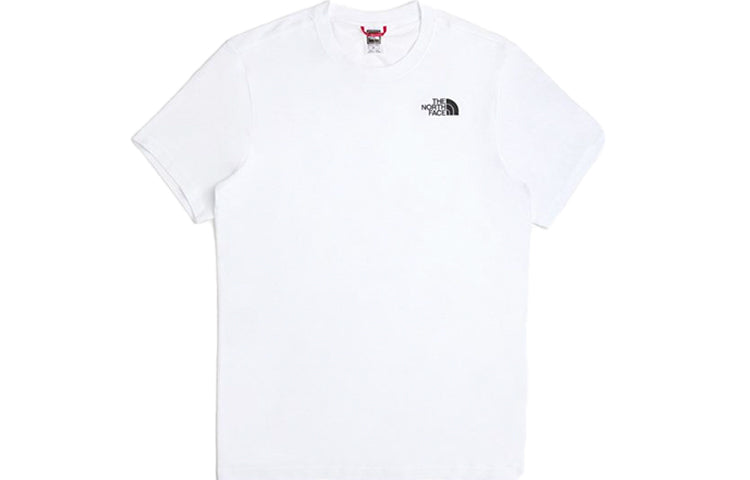 THE NORTH FACE Back logo Short Sleeve Couple Style White T92TX2-FN4