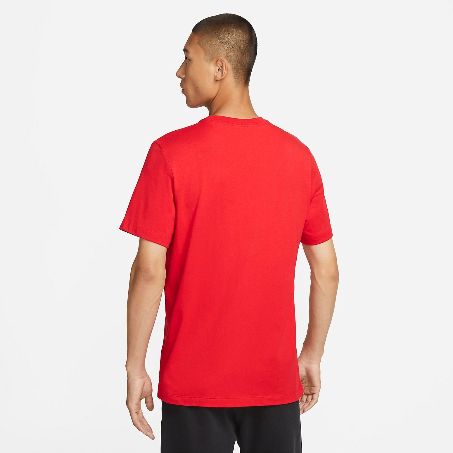Nike Logo Printed Sportswear T-Shirt 'Red White' DX1986-657