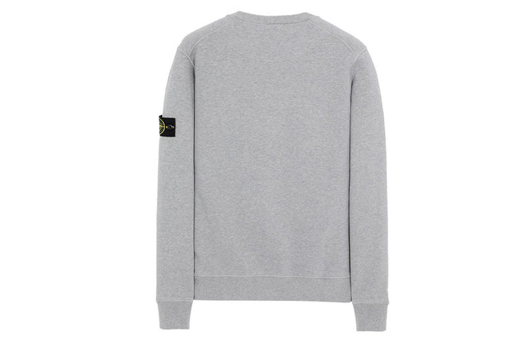 Men's STONE ISLAND Sleeve Round Neck Pink Gray 731563020-V0M64