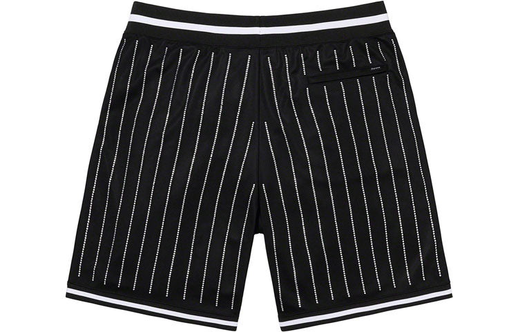 Supreme SS22 Week 16 Rhinestone Stripe Basketball Short SUP-SS22-654