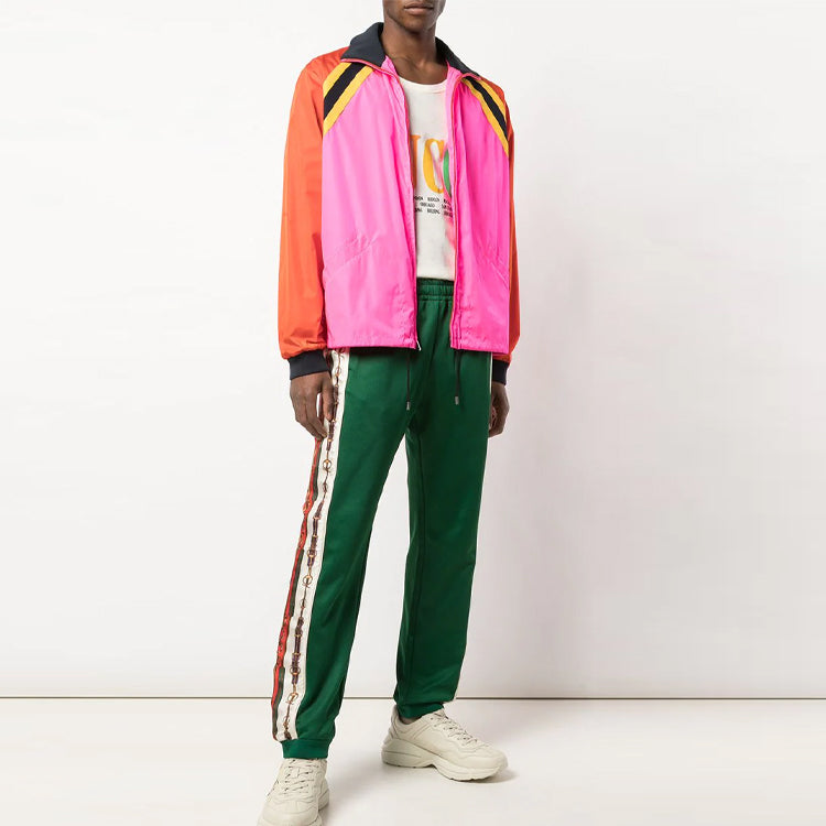 Gucci Printed Side Stripe Track Pant 'Green' 575739-XJBA8-3134