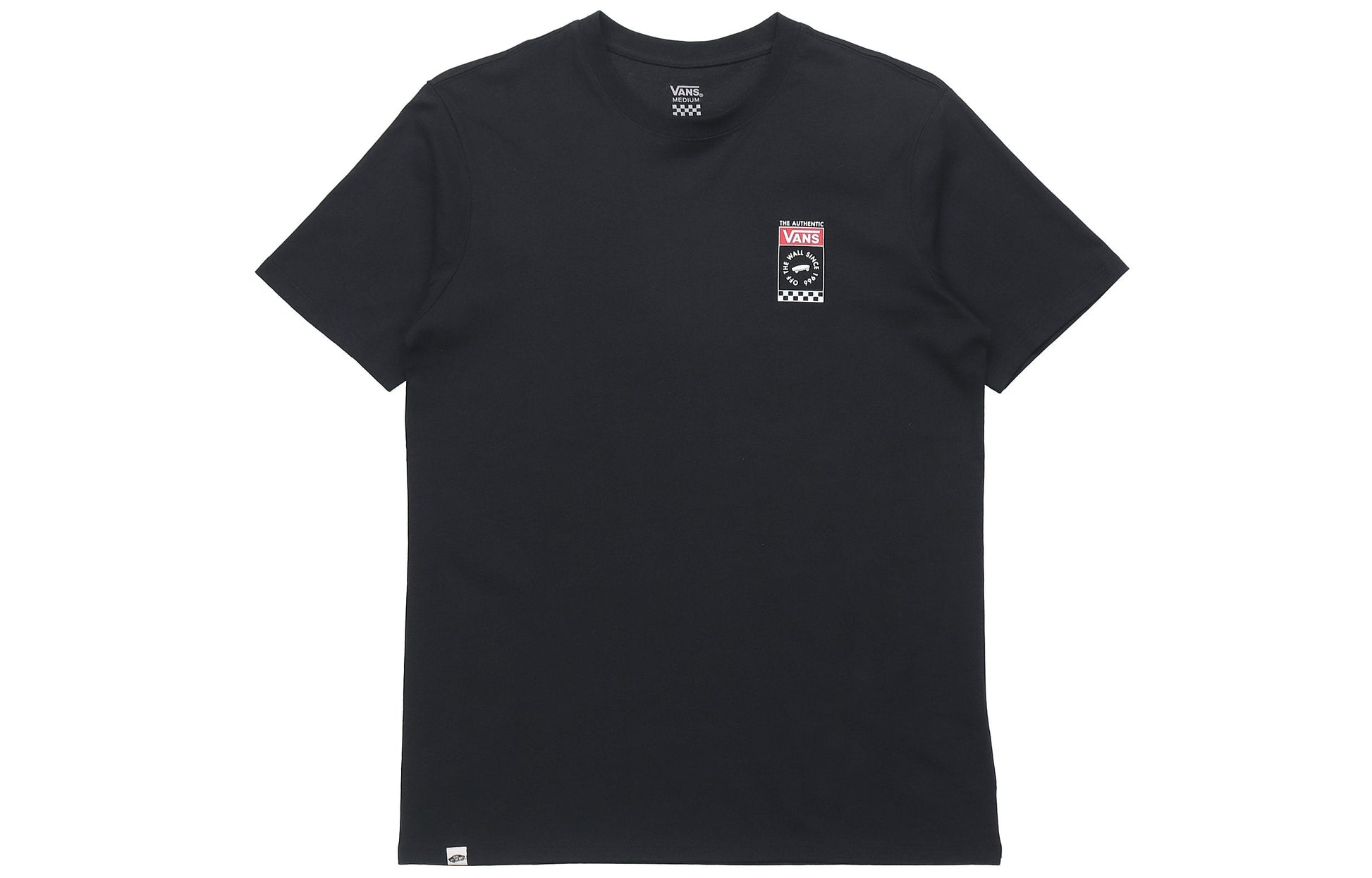 (WMNS) Vans Skateboard Grid Alphabet Printing Short Sleeve Black VN0A3ZOFBLK