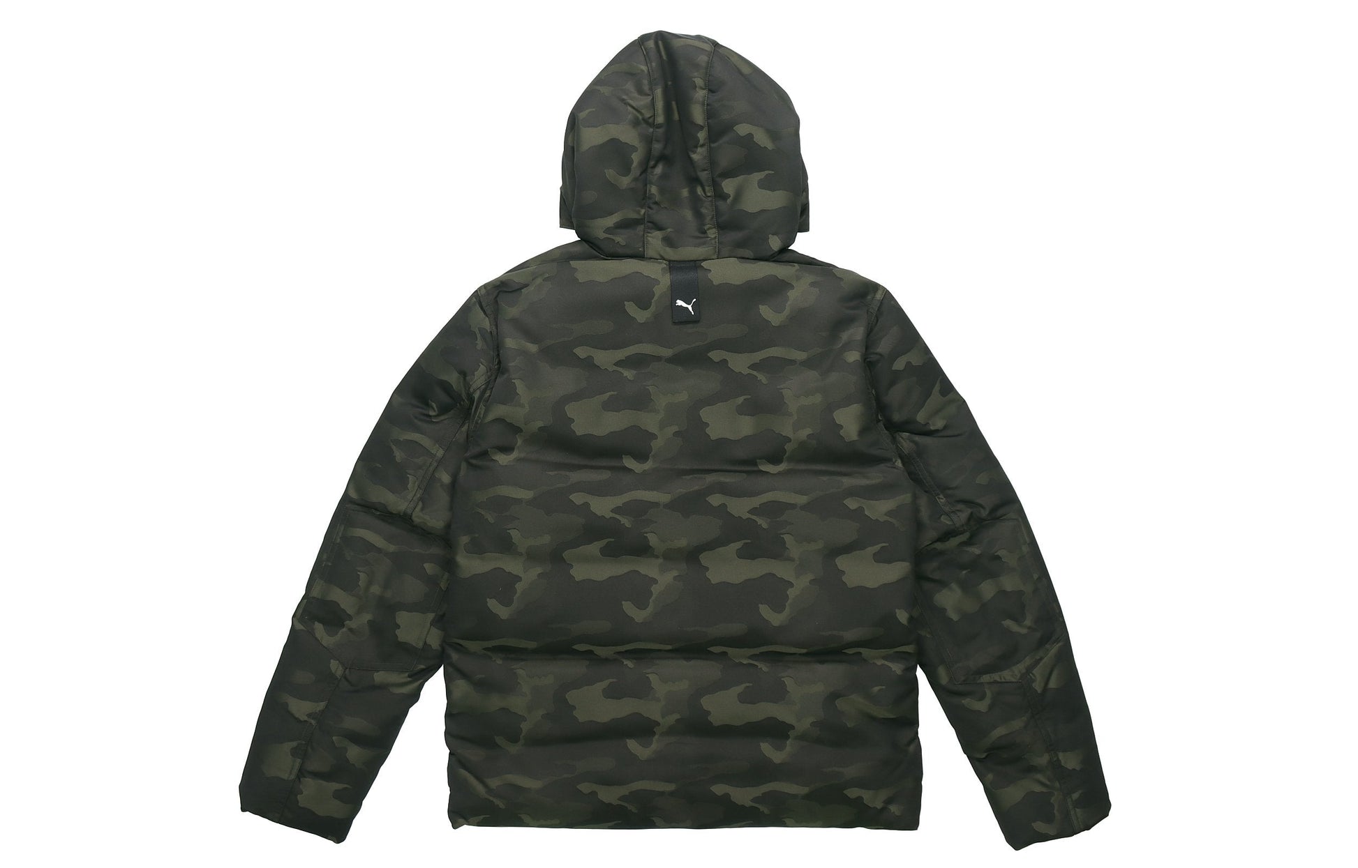 PUMA Streetstyle 480 Hooded Camo Down Jacket 'Black' 581639-70
