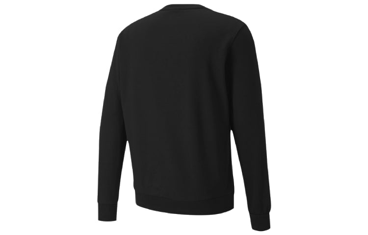 PUMA logo Casual Round Neck Pullover Black 599278-01