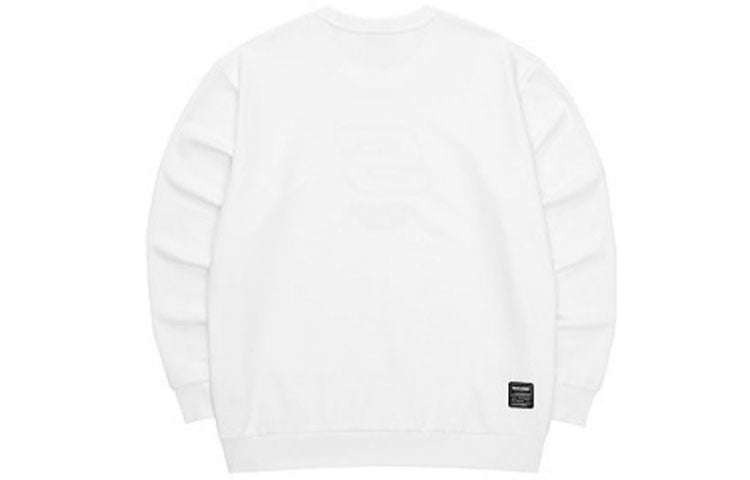 Skechers Sport Letter Crew Sweater 'White Pink' L321U139-0019