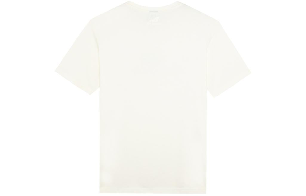 New Balance Logo Print T-Shirt Asia Sizing 'White Blue' AMT22393-IV
