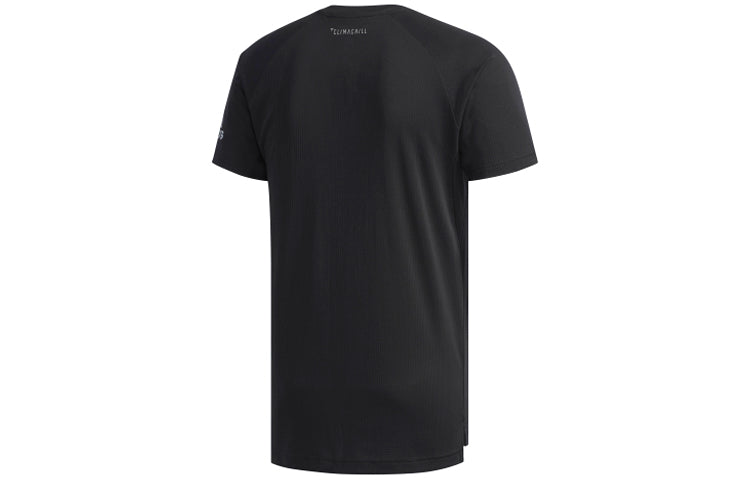 adidas Tennis Sports Quick Dry Short Sleeve Black DQ2931