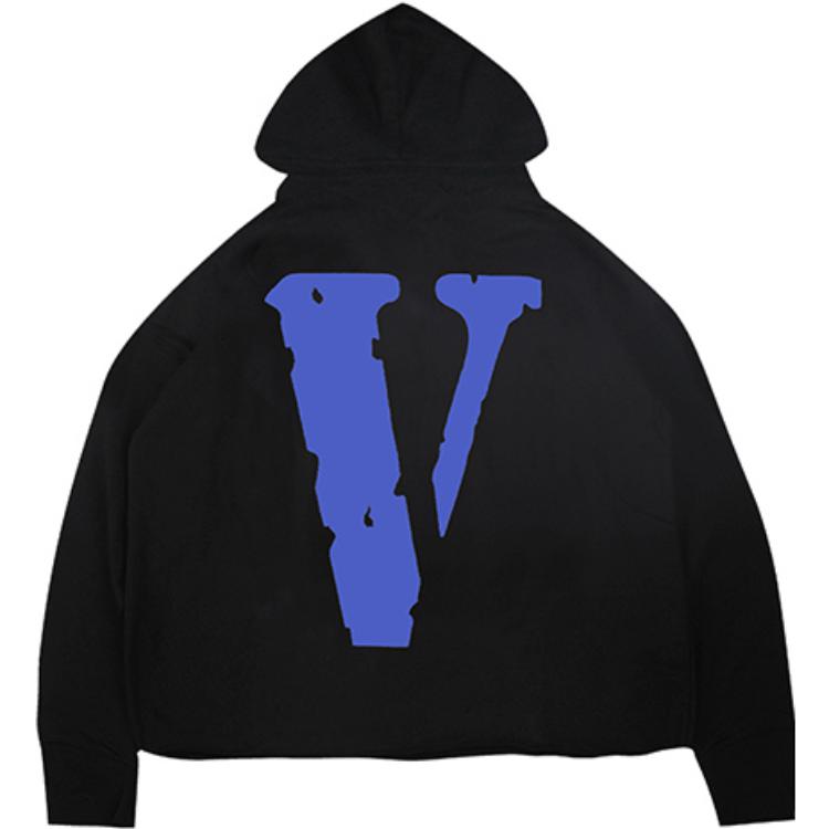 VLONE Staple Classic Printing Back Large Logo Couple Style Black Blue 6941240931966