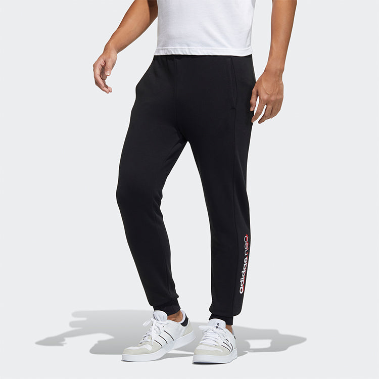 adidas neo M BRLV PNT 2 Bundle Feet Sports Long Pants Black GU0851