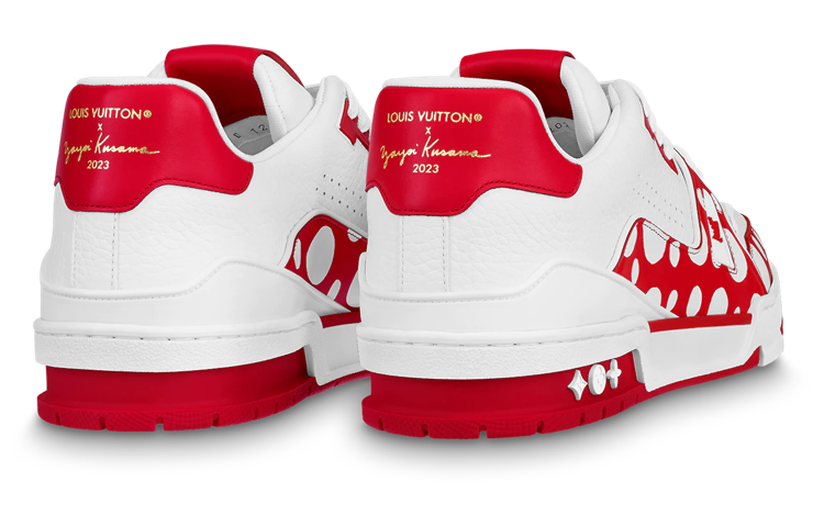 LOUIS VUITTON x YAYOI KUSAMA Sneaker 'White Red' 1AB8J1