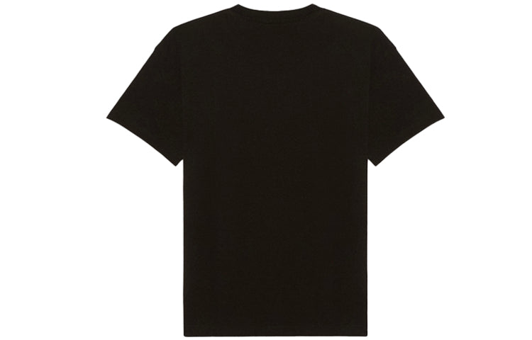 Balenciaga Band Portrait Printing Logo Retro Loose Short Sleeve Unisex Black 612966TIVA11000
