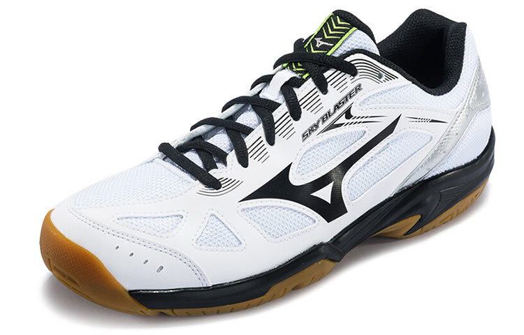 Male Mizuno Sky Blaster Badminton shoes 'White Black' 71GA194510