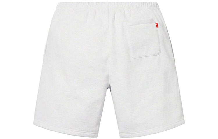 Supreme SS19 Topline Sweatshort Side Embroidered Logo Shorts Unisex Gray SUP-SS19-10332
