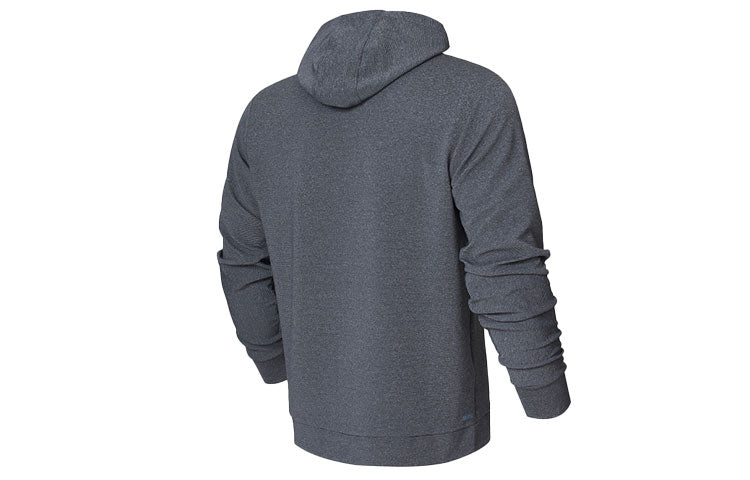 New Balance Men's New Balance Contrast Color Stitching Sports Hooded Long Sleeves Gray MT21286-BK