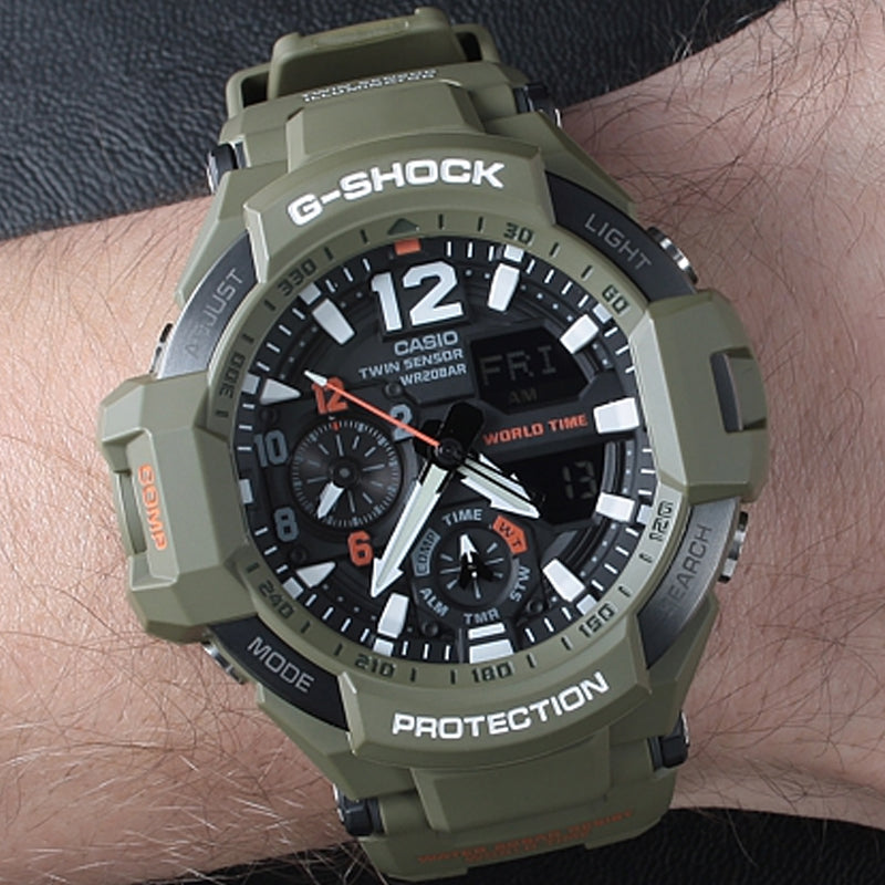 CASIO G-Shock Gravitymaster 'Green' GA-1100KH-3A