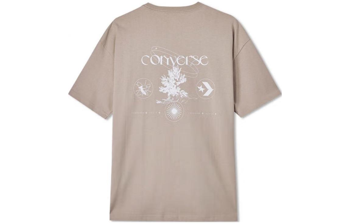 Converse Logo T-Shirt Asia Sizing 'Milk Chocolate' 10024870-A02
