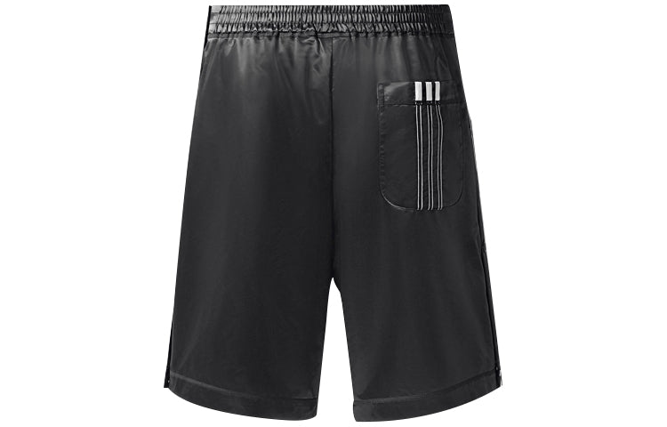 adidas originals x Alexander Wang Crossover Satin Loose Sports Shorts Black CV5257