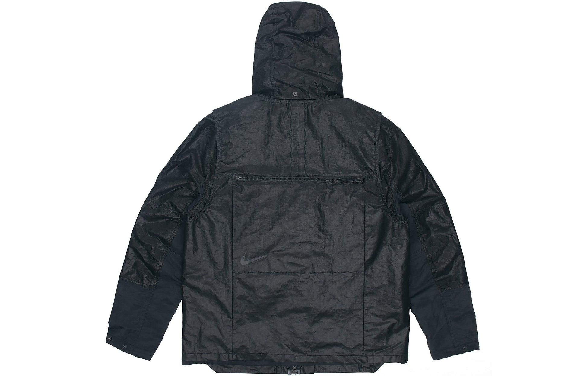 Nike Splicing Loose Windproof hooded padded Jacket Black CK0698-010