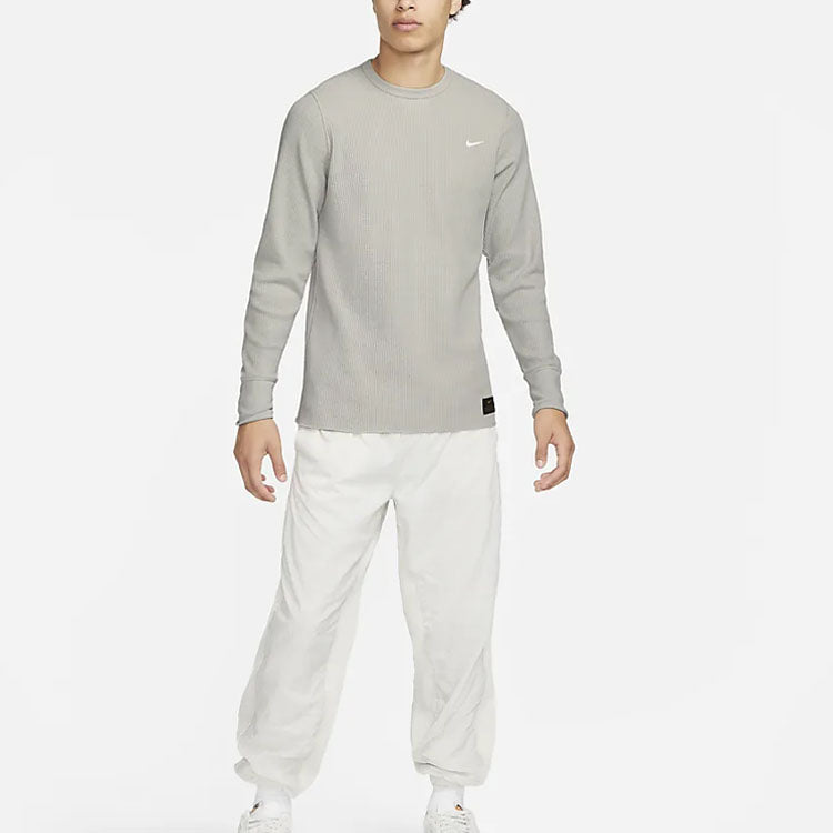 Nike Life Waffle Long Sleeve Top 'Grey' DX0894-012