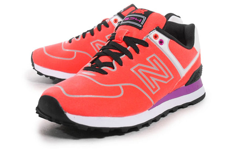 (WMNS) New Balance 574 Neon Lights Sneakers Pink WL574NED