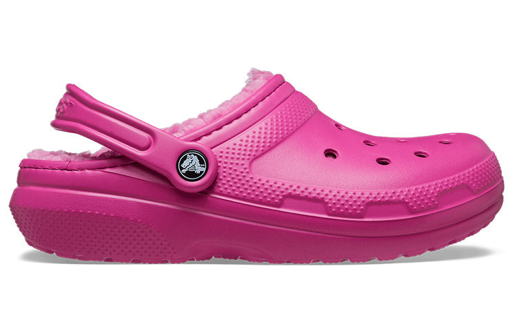 Crocs Classic Lined Clog Sports Unisex Purple Red Sandals 203591-6SV
