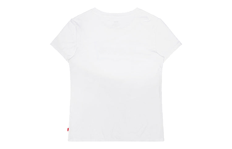 Levis Casual Alphabet Printing Short Sleeve White 17369-0958
