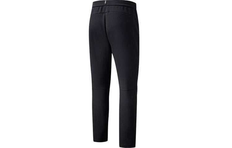 FILA Athletics Knit Straight Solid Color Gym Sports Pants Black A11M111604F-BK
