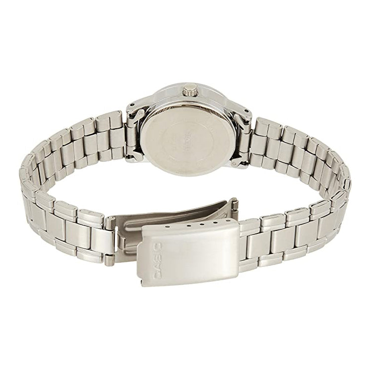 CASIO Quartz Stainless Steel Strap Silver Analog LTP-V002D-7B